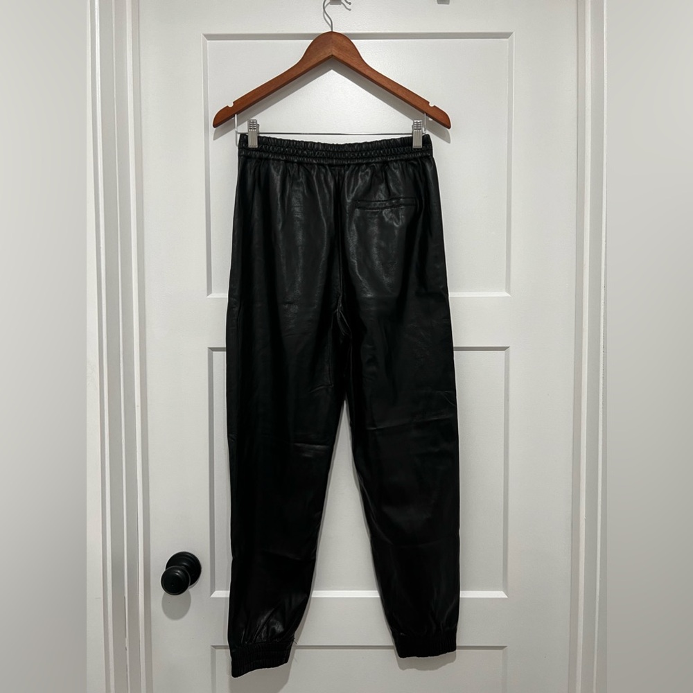 Babaton faux leather pants
